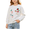 White, variant on Gaxelrn Toddler Girls Cotton Crewneck Sweatshirt with Embroidered Fruit Applique,Long Sleeve,White,Size 1-2 T