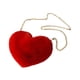 thumbnail image 2 of Bolso de hombro con forma de corazón de moda, bolso de mano informal para niñas, bolso de mano ligero, bolso de mano para Rojo, 2 of 9