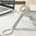 thumbnail image 4 of Portable Fans Under $50, Hwkond New Handheld Fan With Built-in Lanyard USB Fan Outdoor Silent Rechargeable Fan, 4 of 6
