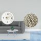 thumbnail image 2 of Reloj de pared,Reloj de pared decorativo,moderno y elegante.,Reloj de pared redondo silencioso y sin tictac,regalo,Escultura para colgar en la pared,Decoración de pared de metal para sala de, 2 of 8