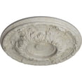 thumbnail image 3 of Ekena Millwork 19"OD x 1 1/2"P Granada Ceiling Medallion (Fits Canopies up to 7 1/8"), Hand-Painted Pot of Cream Crackle, 3 of 7