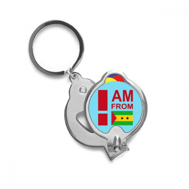I Am From Sao Tome Principe Nail Clippers Sharp Fingernail Stainless Steel Cutter