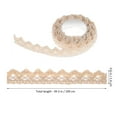 thumbnail image 2 of Milisten 3 Rolls Craft Tape Self-Adhesive Lace for present Wrapping and Decorations in Pink White Beige, 2 of 8