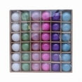 thumbnail image 2 of Christmas Tree Ornaments 36-Pack Assorted Color 3cm Plastic Balls Shatterproof Xmas Decorations for Holiday Tree Decor Bulk Set for Festive Home and Party Decorations, 2 of 6