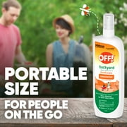 OFF! FamilyCare Mosquito Repellent, Unscented DEET Pump Bug Spray with Aloe Vera, 9 oz