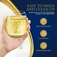 thumbnail image 4 of NutriChef 15oz Stemless Wine Glasses Set of 2 Ultra-Thin Elegant Wine Clear Crystal Glass Drinkware, 4 of 10