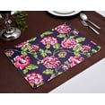 thumbnail image 2 of Cork Placemats Set of 24 for Dining Table, Table Placemats - Navy Blue Floral - Home Decor, 2 of 7