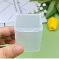 thumbnail image 3 of 12 PCS Square Plastic Clear Storage Containers Box, Clear Small Containers Containers Box for Beads, Jewelry, Game Pieces and More (1.58 x 1.58 x 1.85 Inch), 3 of 8