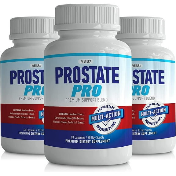 3 Pack Prostate Pro Supplement for Men 180 Capsules
