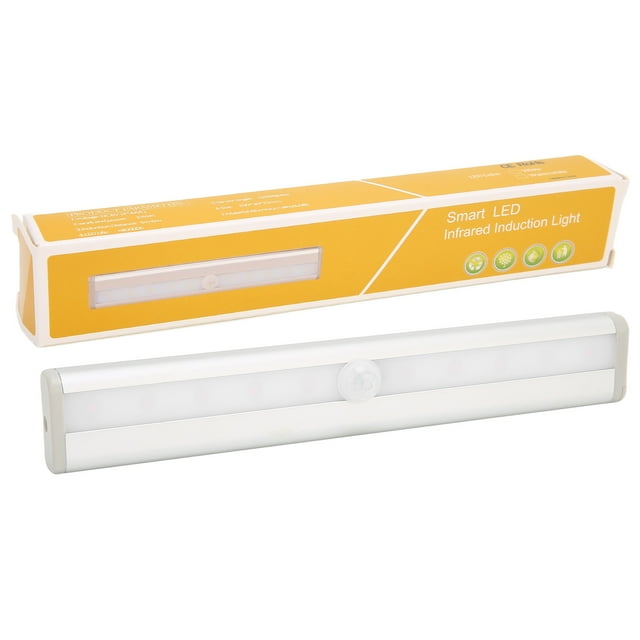 Luz que funciona con pilas, 10 piezas LED Sensor de movimiento Luz LED para armario Luz inalámbrica para armario resistente y resistente