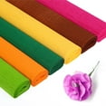 thumbnail image 2 of Folding Origami Crinkled Crepe Paper DIY Flower Wrapping Kids Handcrafts Supply, 2 of 10