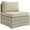 Beige, variant on Modern Contemporary Urban Design Outdoor Patio Balcony Garden Furniture Sofa Middle Chair, Sunbrella Rattan Wicker, Light Gray Beige
