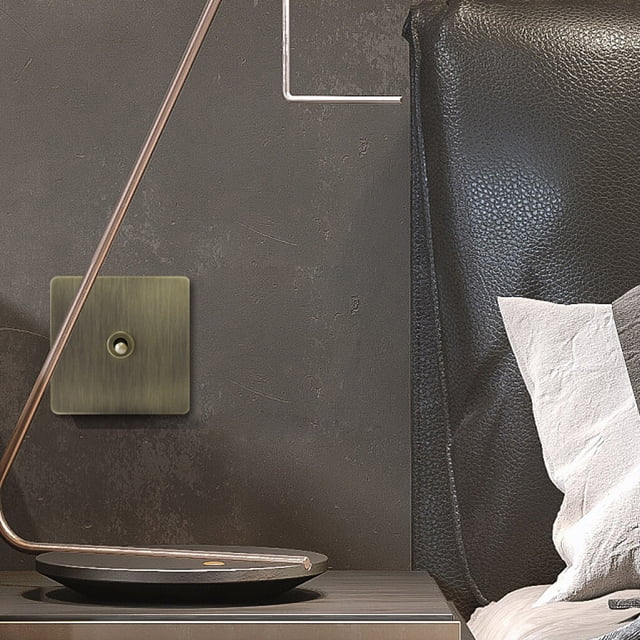 tredstone Lampe Remplacement du Panneau de Commande Accessoires d'Éclairage de Composants Modifiés Lampes de Modification de Contrôleur de Lumière Métallique Contrôleurs Panneaux un Bouton