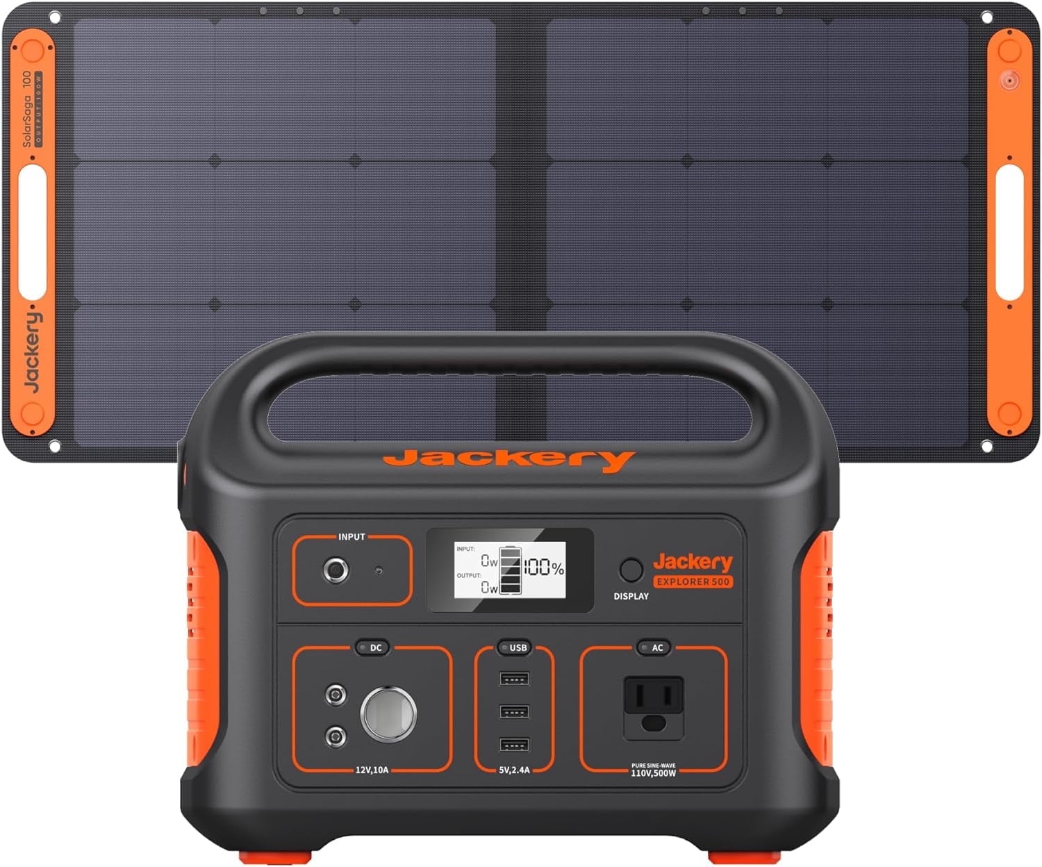 Jackery Explorer 600 Plus Power Station, 632Wh Battery, 800W AC