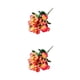 thumbnail image 4 of Yuarrent Tela Elegante Flores Y Plantas De Imitación Para Jardines De Bajo Mantenimiento Decoración Floral Interior O Exterior Precio JH1242 Naranja 2Conjunto, 4 of 6