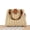 Beige, variant on Summer Straw Basket Bags For Women Bamboo Handle Rattan Bag Handbags Beach Shoulder Crossbody Bag Travel Woven Bags Bohemia