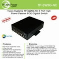 thumbnail image 2 of Tycon Power POE 5 Port Switch, 2 of 2
