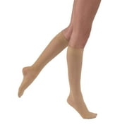 JOBST UltraSheer Compression Stockings, 15-20 mmHg, Knee High, SoftFit Band, Closed Toe, Natural, Small