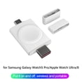 thumbnail image 2 of Mini cargador magnético 2 en 1 para Galaxy Watch5 Pro/Apple Watch Ultra/8 (blanco) WDOplteas Para estrenar, 2 of 9