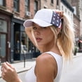 thumbnail image 4 of American Flag Baseball Cap Fourth of July Hat Outdoor Beach Sun Protection Patriotic Hat Red White Blue Baseball Hat Patriotic Baseball Cap Patriotic Festival Party, 4 of 9
