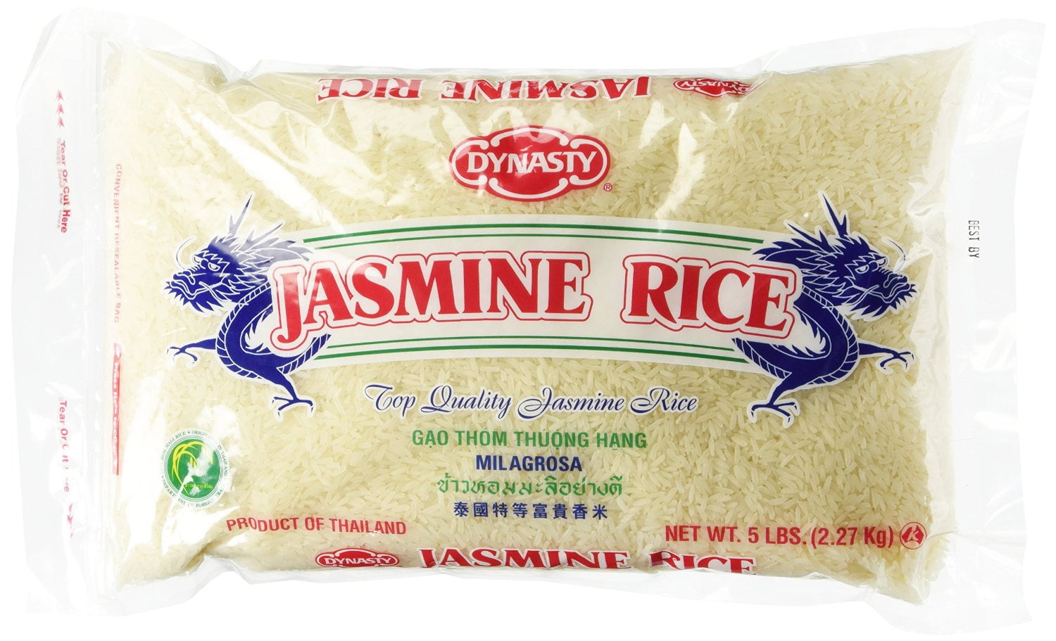 JFC International Dynasty Jasmine Rice, 5 lb