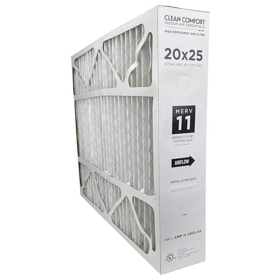 Clean Comfort AMP-11-2025-45-20" x 25" x 4.5" Media Air Filter, MERV 11