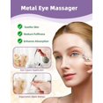 thumbnail image 4 of Temogu-Patchs pour les Yeux en Silicone - 2 Paires Réutilisables, Patchs Anti-Rides, Masque pour les Yeux, Repulpe les Ridules et Rides, avec Applicateur de Crème pour les Yeux en Métal, Étui en Étain, Violet, 4 of 4