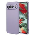 thumbnail image 1 of PANDACO Soft Shell Matte Pastel Purple Case for Google Pixel 9 Pro, 1 of 3