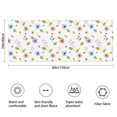 thumbnail image 3 of Pioneer Flower Floral Print Pattern Bathroom Rugs Mat, Non Slip Microfiber Bathroom Rug with Rubber Backing, Soft Mats for Bathroom Floor Tub Shower, 24"x60", 3 of 5