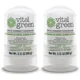 thumbnail image 1 of Desodorante Piedra Cristal Alumbre 2 Pack Vital Green, 1 of 5