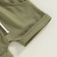 thumbnail image 7 of Okbabeha Toddler Baby Boy Summer Clothes Mr. Steal Your Snacks Short Sleeve T-shirt Top Shorts 2Pcs Outfit, 7 of 7