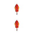 thumbnail image 1 of QualitChoice 1/2/3/5 Poisson Leurre Appât Artificiel 8cm Fabrication Taille Compacte Pas de Bavures Exquise Rotation Leurres Pêche Tackle Rouge 2PCS, 1 of 6