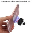 thumbnail image 2 of Extra Strength Magnetic (with Quick-Snap Technology) Car Vent Smartphone Holder for Nokia 9 PureView, 4.2, 3.2, 1 Plus, 210, Xiaomi Redmi Note 7 Pro, Redmi 7 (Black) + Mini Stylus, 2 of 4