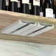 thumbnail image 2 of Under Shelf Wine Glass Hanger for Kitchen and Bar Use Plastic Stemware Drying Rack Storage Solution, 2 of 5