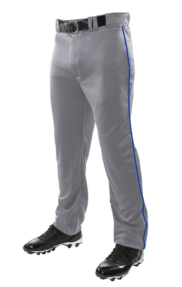BASEBALL PANT W/ PIPINGGREY/ROYALAM