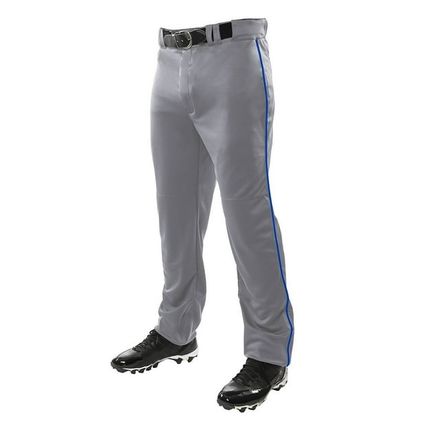 BASEBALL PANT W/ PIPINGGREY/ROYALAM