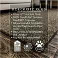 thumbnail image 6 of Koeckritz Rugs 32 oz Indoor Area Rug, Black & Tan, 8'x10' for Living Room, Bedroom, 6 of 6