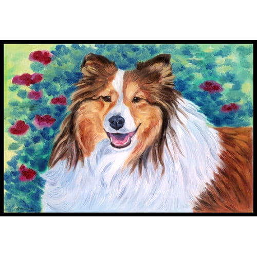 Sheltie Doormat by Caroline's Treasures