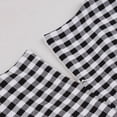 thumbnail image 5 of Gamivast Women Vintage Dress Gingham Print 1950S Retro Rockabilly A Line Swing Belted Collared Short Sleeve Casual Party Cocktail Midi Tea Dress Gown, 5 of 8