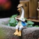 thumbnail image 3 of Inteprter Estatuas de pato de pareja sentada adecuadas para cualquier ocasión añaden encanto al adorno de pato elegido como regalo de jardín Decoración del hogar, 3 of 6
