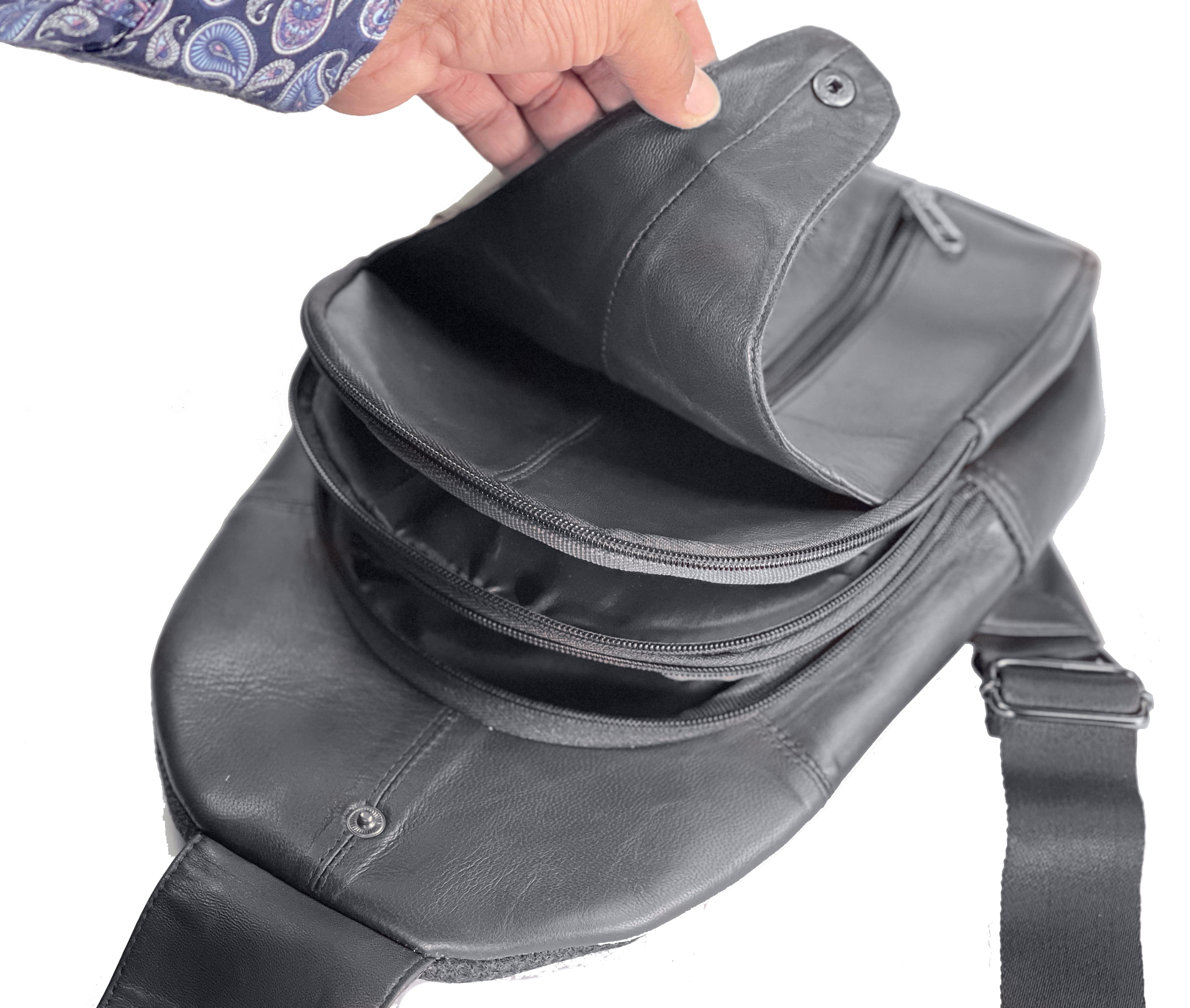 Crossbody Bag Sling Bag Shoulder Pack Lightweight Travel Hiking Men Women-by Bullz