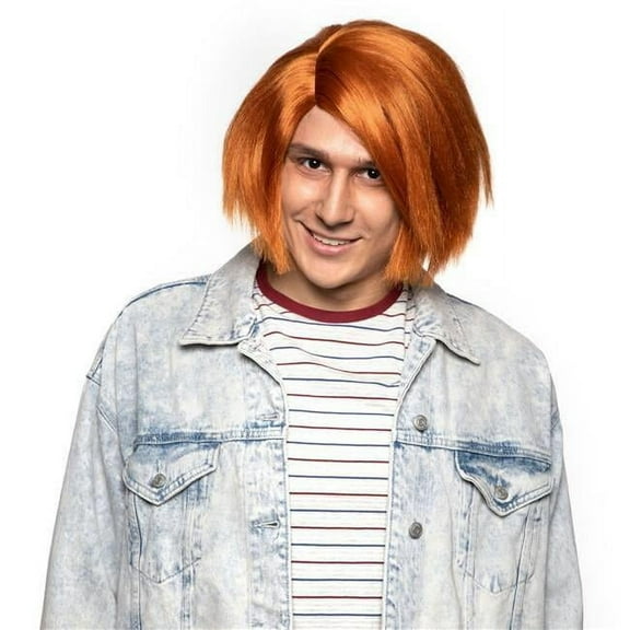 Killer Doll Chucky Wig, Orange