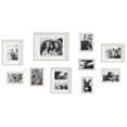 thumbnail image 3 of Kate and Laurel Gibson Modern Frame Set, Set of 10, White and Natural Wood, Decorative Photo Gallery Wall Frame Set with Multiple Sizes, 3 of 8