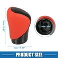 thumbnail image 4 of Unique Bargains Automatic Transmission Gear Shift Knob for Lexus ES300h 2016-2018 Black Cover Red Faux Leather, 4 of 6