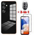 thumbnail image 3 of Samsung Galaxy M54 M14 5G A54 A34 A14 5G A24 4G Brillante A Prueba De Golpes Carcasa De Silicona Delgada Cubierta Protectora Completa + Vidrio Templado, 3 of 4