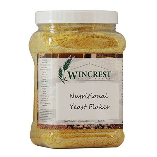 Large Nutritional Yeast Flakes 1.5 Lb Economy Size