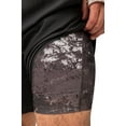thumbnail image 3 of Realtree Men’s Lined Xtreme Colors Black Shorts - Outdoor Performance, Durable & Comfortable for Sports and Fishing, 3 of 8