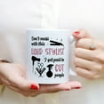 thumbnail image 3 of Coffee Mugs Don't Mess With Hair Stylist Cut People Funny Gifts For Her Him Coffee Lovers 11oz 15oz White Mug Christmas Gift, 3 of 7