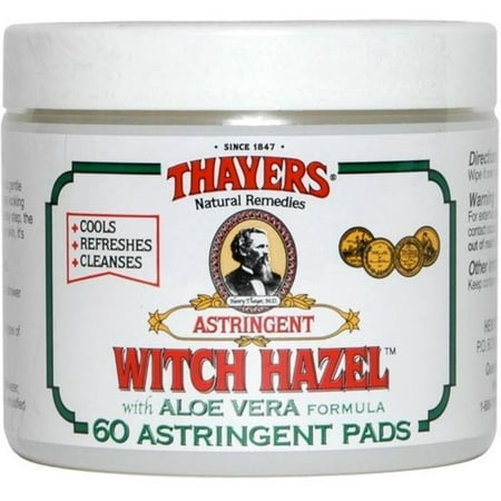 Thayers Witch Hazel Aloe Vera Astringent, Original, 60