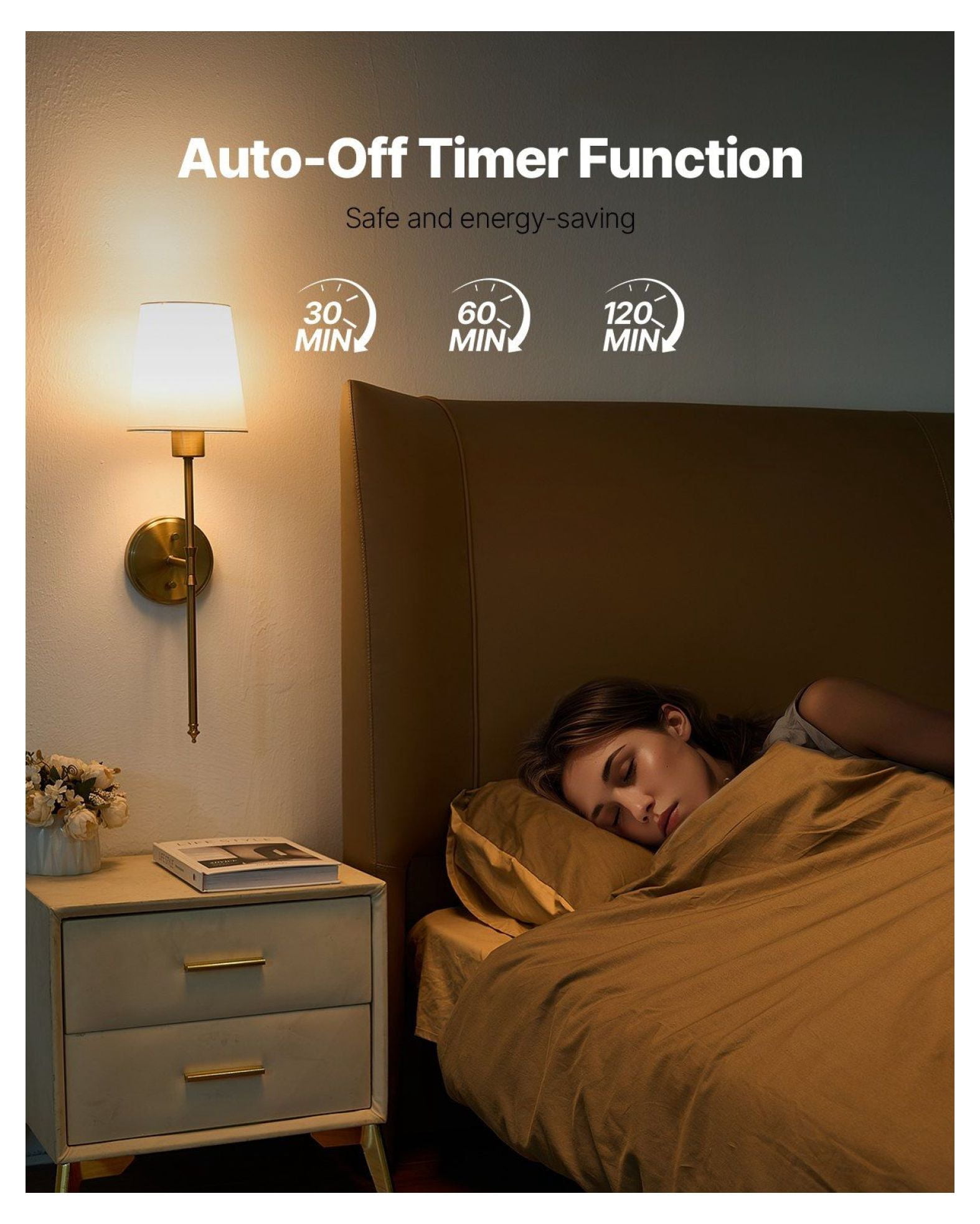 Battery Operated Wall Sconce Set of 2, Rechargeable Wireless Wall Lights with Remote, RGB, Dimmable, 4000mAh, Timer, for Bedroom Living Room